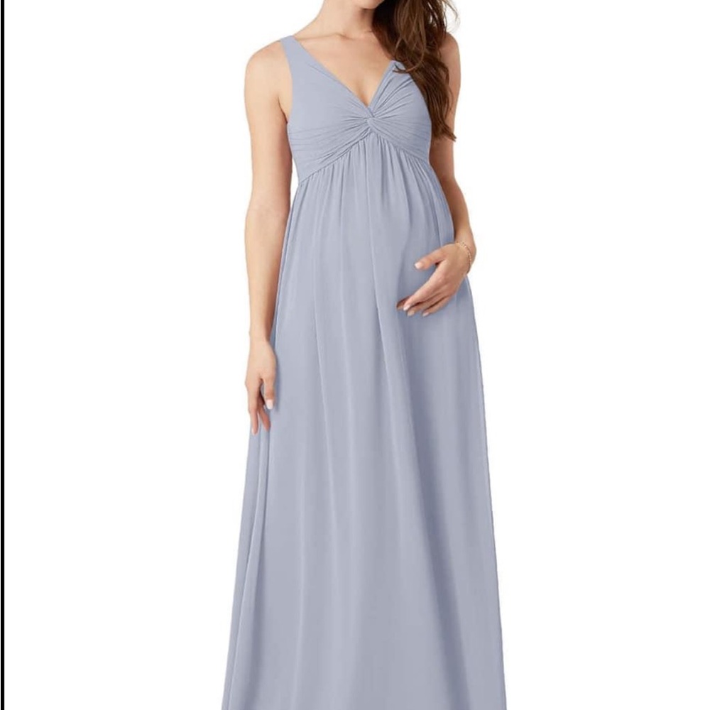 Azazie Maternity Yetta size A16 - Dusty Lavender
